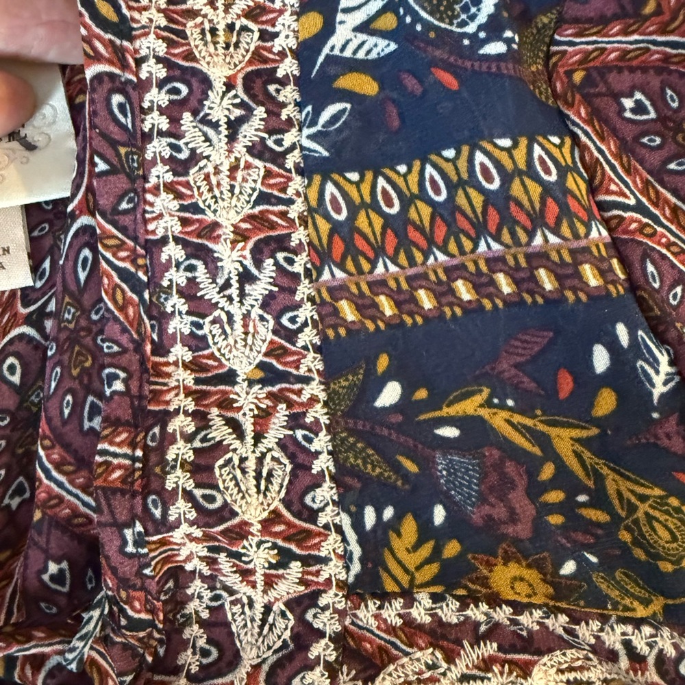 Knox Rose Multicolor Boho Blouse - Picture 4 of 6
